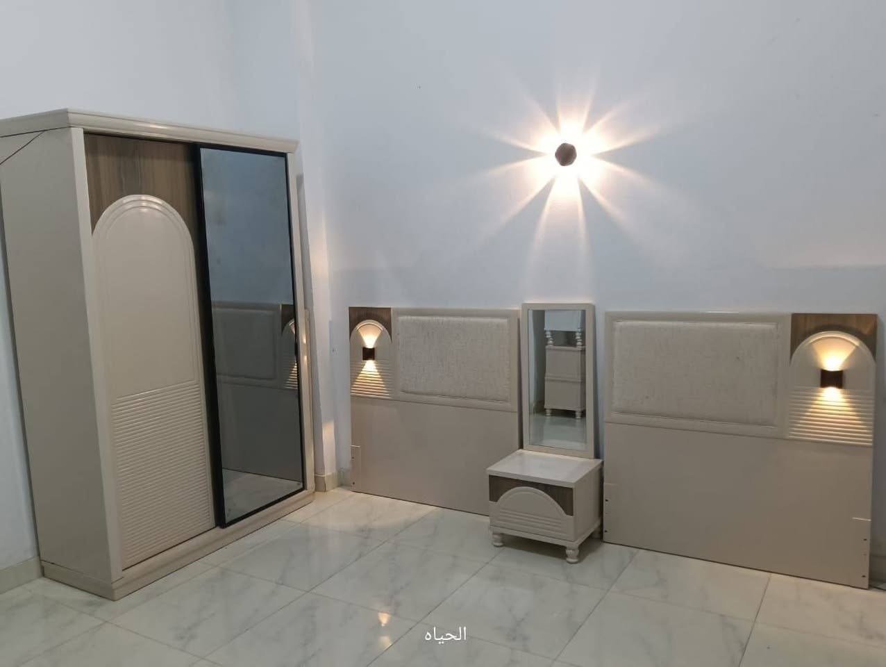جاهزين ع التحميل فورررررررررى
أوضة نوم الشبابي او الاطفال الدمياطي 
خشب كبس محمل 
دهان دوكو تشطيب برونز رايق 
👈دولاب ١٥٠ سم عرض في طول ٢٢٠سم 
٢ درفة جرار علي عجل سوسته 
👈٢سرير ١٢٠ سم في طول ١٩٥ سم 
👈كمود ببرواز
التواصل خاص أو واتس 01021954558


**إذا كنت صاحب هذا الإعلان وتريد حذفه لأي سبب، رجاءا أرسل رسالة إلى الدعم الفني**
