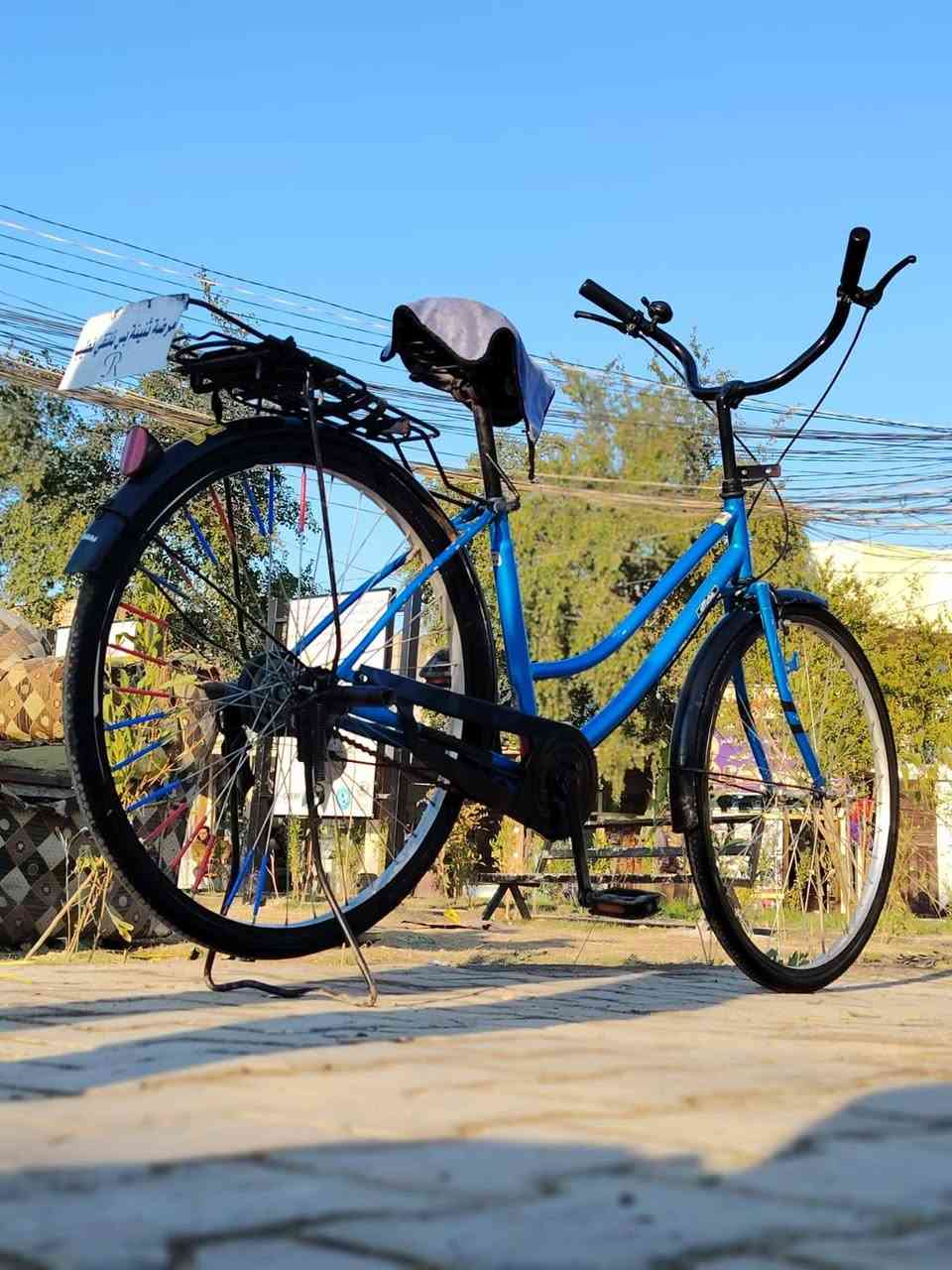 السلام عليكم بايسكل للبيع حجم 26 موديل 21 بايسكل مال حاويه صار شهر من اشتريته عندي  التصوير مال حاويه السعر ب 100 وبي مجال الالوان ديالى بعقوبه فلكت نهوده الرقم هاتف *********** اهلا وسهلا بكم
