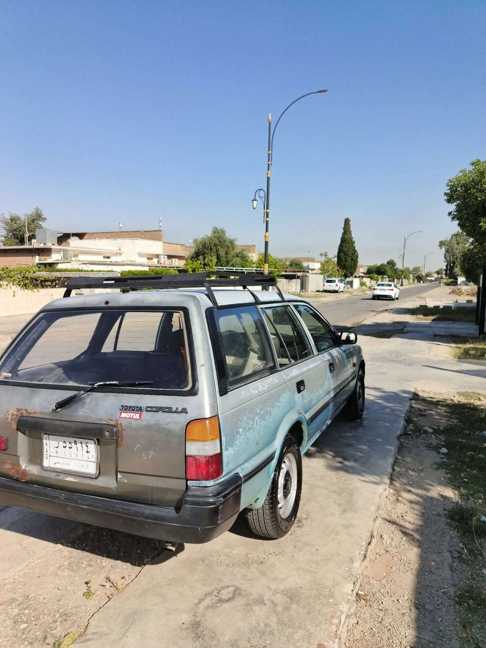 كورلا ستيشن موديل 1991 اوتوماتيك سنويه جديد بطاقه بانزين صدر خلفي امامي جديد تايرات 4 جديد تبريد فول اي نقص مابيها سعر 55 بيها مجال بسيط حگ الجيه مكان كركوك ***********
