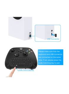 Controller Keyboard for Xbox Series X S One One S, Wireless Gaming Chatpad Message Keypad with USB Receiver
السعر ١٠ الاف


**إذا كنت صاحب هذا الإعلان وتريد حذفه لأي سبب، رجاءا أرسل رسالة إلى الدعم الفني**