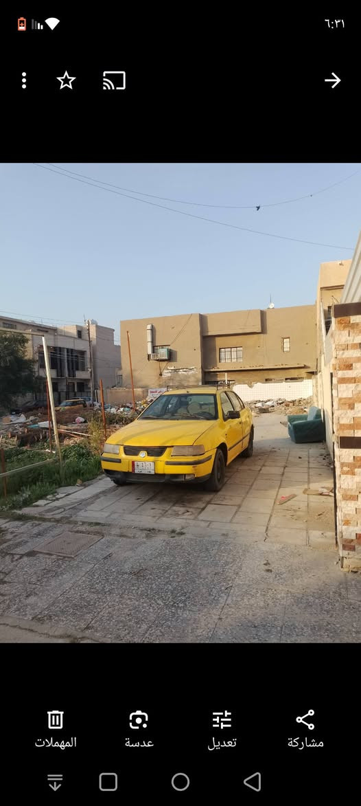 السلام عليكم ورحمة الله وبركاته
سمند 2009 للبيع لون 🍋 مصفره هيئه وغرامات سنويه مال ماقطه لحد سنه 2027 سياره حلوه ونضيفه مامتعوبه مال شغل  سياره بااسمي تحويل شوكت ماتريد رقم بغداد 
مكان بغداد حي الجهاد السعر 27 وبيها مجال للطيبين كير ومحرک شرط الرقم// ***********
