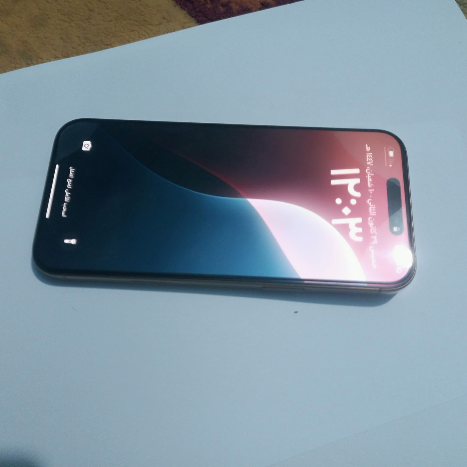 سلام عليكم آيفون 16برو ماكس شرق اوسط بطاريه 100عدد دورات 66جهاز مكفول زلغ مابيه سعر مليون650وبيه مجال***********
