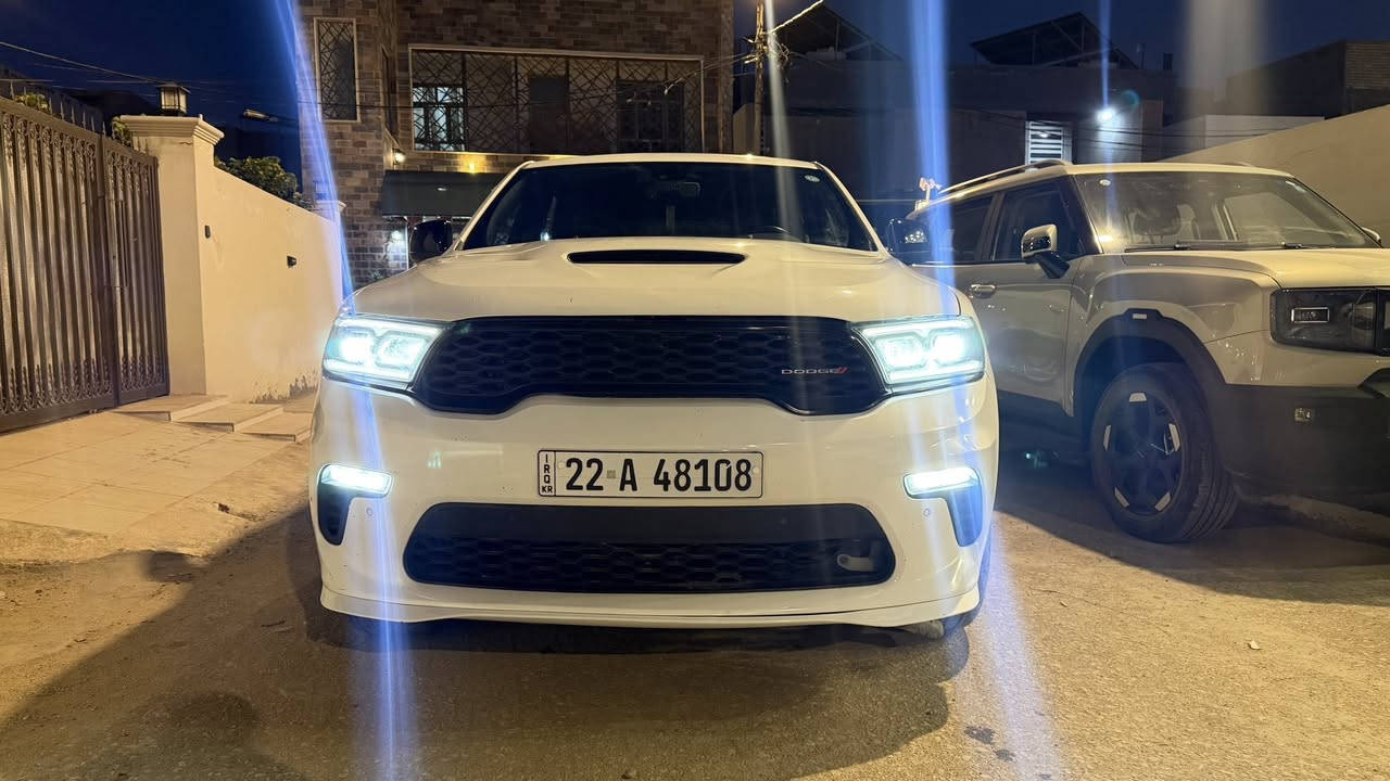 RT2022

‎دوج دورانكو ارتي 

Dodge Durango R/T   .

‎الموديل : 2022  . (وارد امريكي) .
فوللل مواصفات فول عدا رادار امامي 
‎المحرك : V8 . 5.7L  .

‎العداد : 46 الف  .

‎السعر : 320 ورقه وبيه مجال

‎رقم اربيا  .

‎المواصفات:  

‎* تحذير النقطة العمياء . 

‎* حساسات امامية وخلفية .

‎* شاحن هاتف لاسلكي (وايرلس ).

‎* فتحة سقف (سلايد) . 

‎* مقاعد من الجلد مع كنتارا الفاخر. 

‎* مقاعد كهربائية مع ذاكرة لحفظ وضعيات الجلوس. 

‎*  مقاعد تبريد وتدفئة. 
و الخلفيه فقط تدفئه

‎* تدفئة مقود القيادة. 

‎* مقود رياضي مع تحكم كهربائي. 

‎* مصابيح امامية زنون مع LED .

‎* كشافات ضباب LED . 

‎* شاشة 10.1 أنج .

‎* نظام ملاحة (GPS) . 

‎* تشغيل عن بعد . 

‎* ويل قياس 20 أنج . 

‎* صندوق كهربائي . 

‎* بلوتوث تلفون كار بلي .

‎* محدد سرعة . 

‎* كاميرا خلفية .

‎* كير ٨  سرعات شفتات ب الاستيرن  .

‎*جنطه كهرباء 
 . 

مقاعد صف الثاني VIP 
اوتو بارك

الحادث فقط بنيد بدون ايرباك 
الباقي كله سليم صور الحادث موجوده بالمنشور
   للاستفسار ***********
المكان حله
