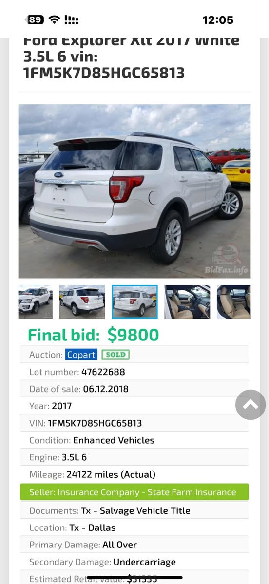 فورد اكسبلور ٢٠١٧
فول مو اصفات عدا سلايد تك اكسل XLT 

6 سلندر 3500 
محرك مامفتوح 
صدر جديد 
سنويه جديده 
هزه جديده 
تخم تاير جديد 
رقم أربيل 
بصمه 
كشن جلد 
شاشه كبيره
داخل بيجي  
تحكم ستيرن جهتين
شفتات سرعه 
٧راكب 
كشنات هيتر
ستيرن هيتر
٣قطع تبريد 
شاشة اعطال
مري كهربائيه
رادار مري  
حساسات إماميه وخلفيه
صندوق شفط كهربائي 
ويل كب حجم ١٨ 
ماشيه 104ألف
مكان السياره سليمانيه 
استفسار رقم 
***********

***********
