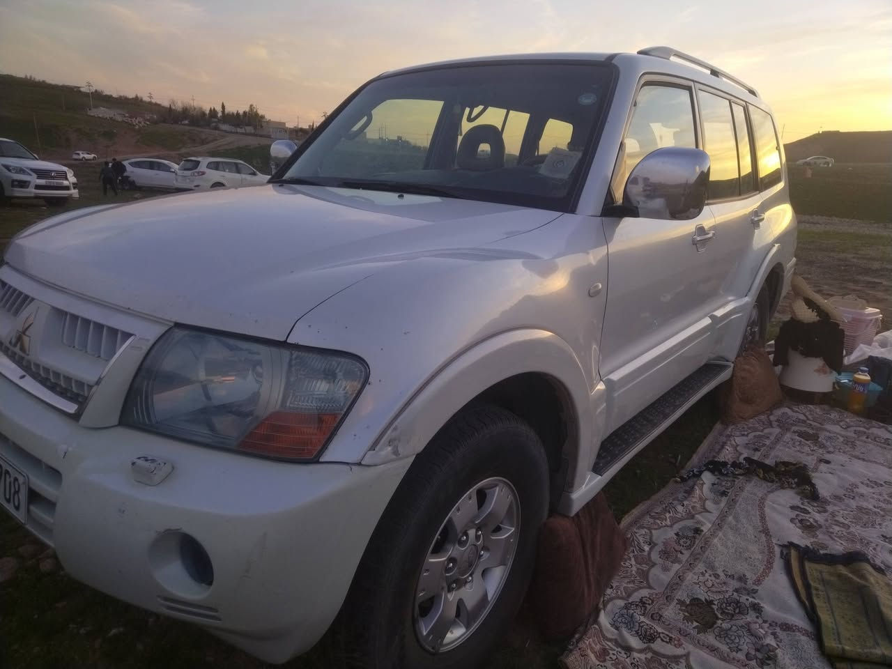 للبيع باجيرو 2003 فول مواصفات محرك 3000 بابين السكن صبغ فقط السياره باسمي مكاني كركوك السعر 85 وبيها مجال للاستفسار ***********
