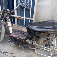 دراجة شحن • تايرات جديد • بطارية شهر ونص