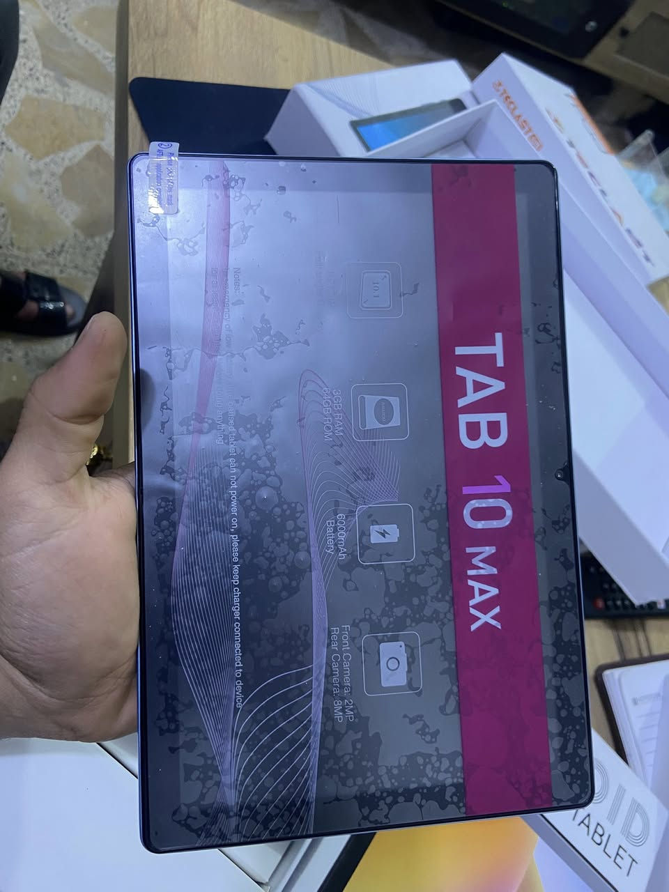 السلام عليكم
مفرد + جملة 

TAB 10 MAX 

ذاكرة : 64 + 4

شرط تشلع لايلونه بيدك 

جديدددددد كسررر

مفردددد + جملةةة 

سعر خاصص 

تواصل 

0776787966

***********

يوجد توصيل كافة المحافظات
