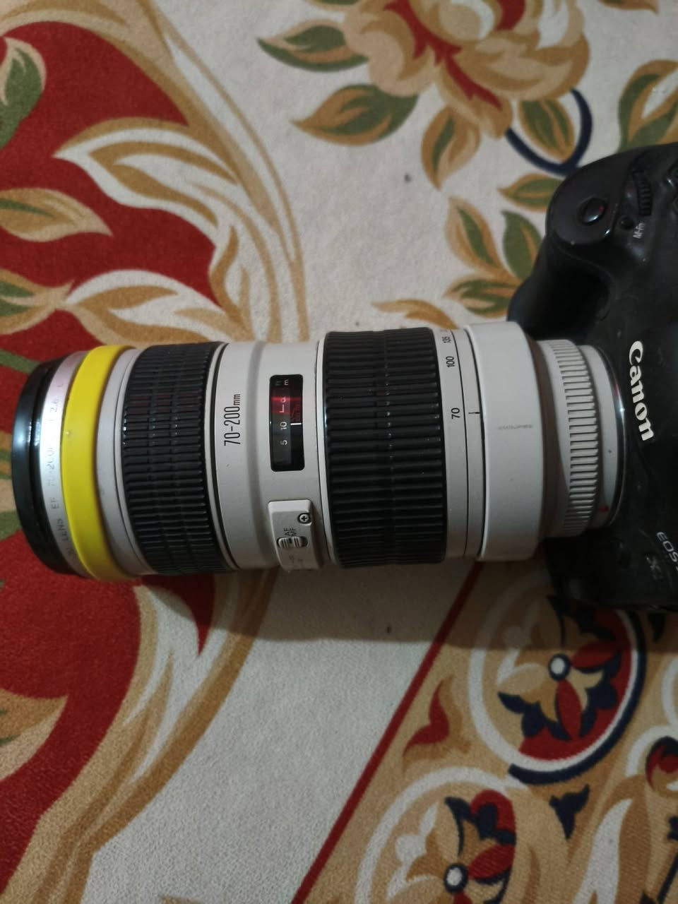 عدسة Canon 70-200  F2.8 تك سبلايزر
العدسة نضافتها نسبة 90٪ 

✅العدسة بحاله ممتازة 

✅السعر كلش مناسب 
الشراي يتواصل وياي ***********
