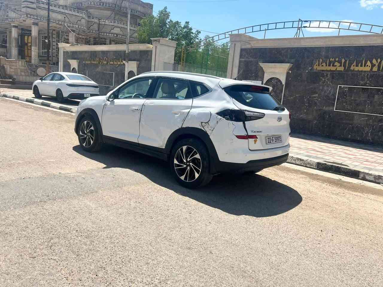 توسان موديل ٢٠١٩ رقم اربيل خليجي بيها حادث صفحة يسرا كما موضح بالصورة قبل حادث كانت مكفوله تباع عل حادث سعر ١٤٣  وبيها مجال شراي مكان بغداد الاتصال *********** بغداد, العراق
