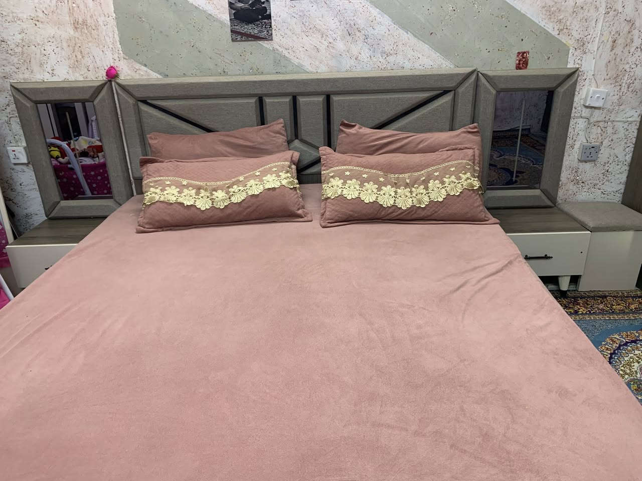 مساء الخير غرفة أخشاب تركي للبيع مستخدمة اشهر قليلة سعرها ٨٠٠ ألف 
رقم التواصل :***********

العنوان : بغداد مدينة الصدر حي طارق شارع الوسط
