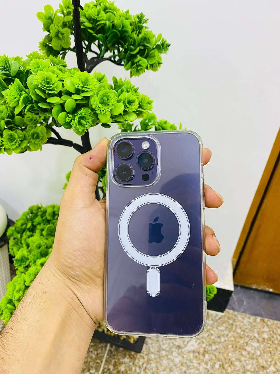 🔥 للبيع iPhone 14 Pro Max 🔥
📱 256GB – Deep Purple
الجهاز مفحوص تقرير كمبيوتر رسمي
✅ بطارية 100%مبدلة أصلية من الشركة 
✅ لا يوجد iCloud (مفتوح وجاهز)
✅ بدون جلبريك
✅ بدون أعطال (Crash 0)
✅ نسخة يابانية – أداء قوي

مبدل شاشة و بطارية أصليات من شركة ابل 
الجهاز نظيف وجاهز للفحص بأي مكان 
السعر 575 وبي مجال 
واتساب ***********
