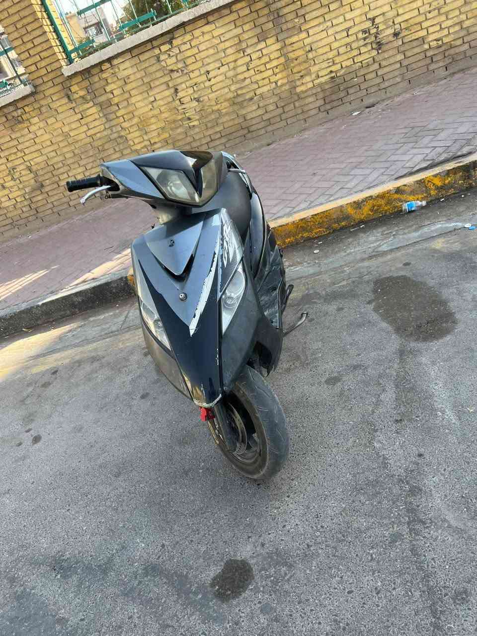 دراجة ماكس ثعلب مال رمبه محرك مكفول برغي ممفتوح بي كهربائيات شغاله دراجه جديده قفل ستيرن وقفل جنطه كفرات ختم واحد رايدها ب 600 مكاني الاعظمية 
***********
