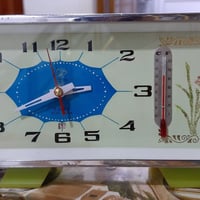 ساعة صيني قديمة • محرار بزئبق احمر • خدمة توصيل