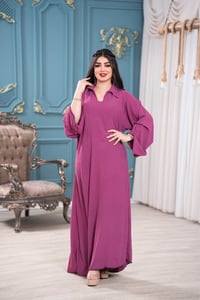 فستان هاڤ • لينن ملكي • فري سايز ٩٥ كيلو