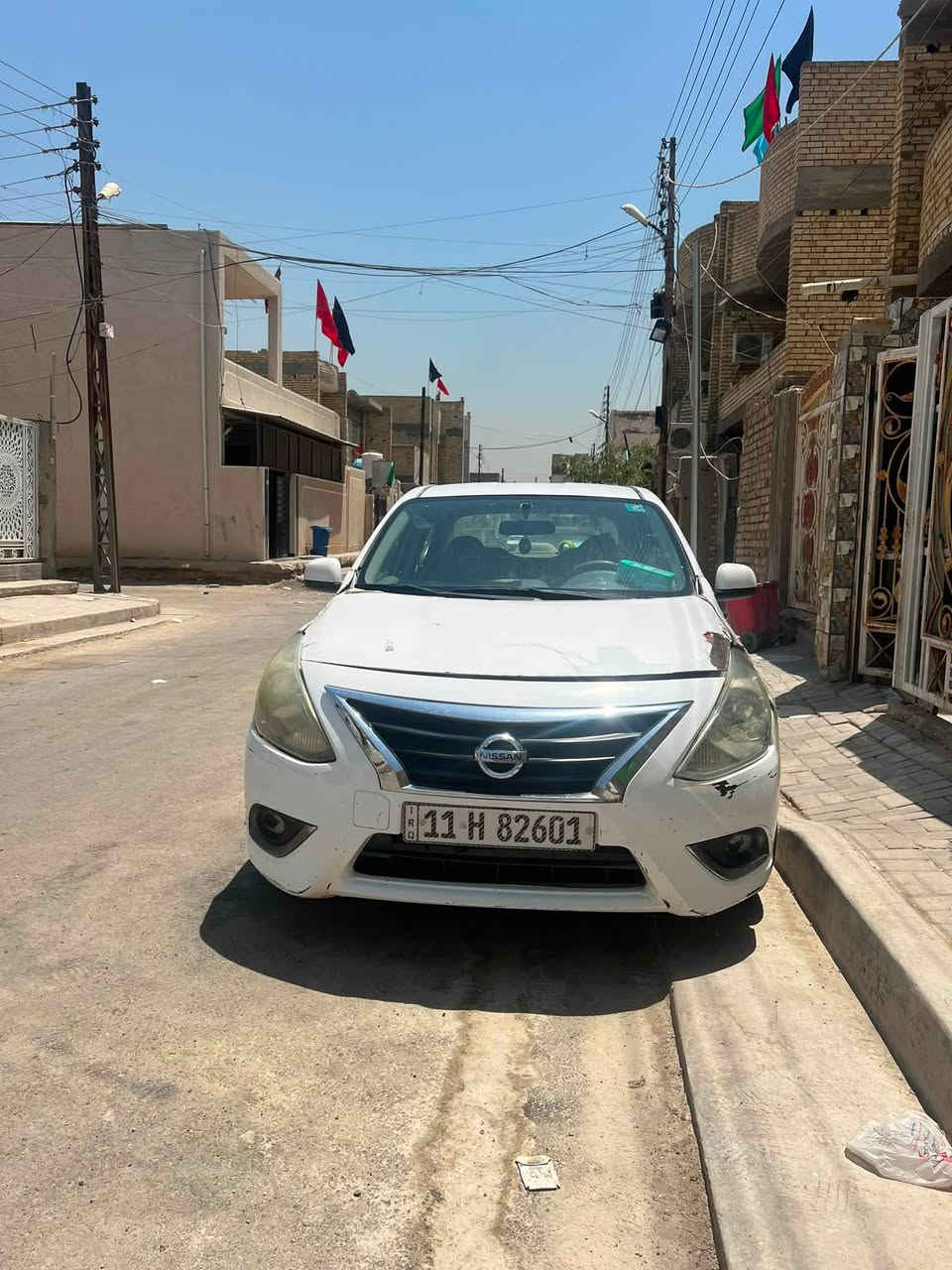 نيسان سني هندي موديل 19 للبيع  او مراوس كير محرك تبريد كله مكفول زوج تايرات جدد السياره كشرها تعبان فقط بي طخطخات بدون ضربه قويه (كشرها تعبان) السعر 75 سنويه باسمي لل30 مكاني بغداد 
***********
