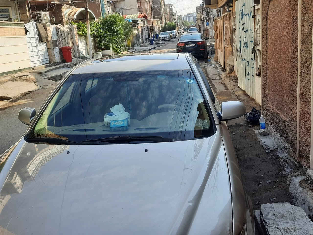 سلام عليكم سوناتا ٢٠٠٨ امريكي  بيه ٥ قطع صبغ   بلجانبين فقط بدون دواخل بغداد باسمي جاهزه من كلشي  السعر ٩٨ ورقه  مكان بغداد قرب مستشفى الشعب  الاتصال *********** ابو حسن
