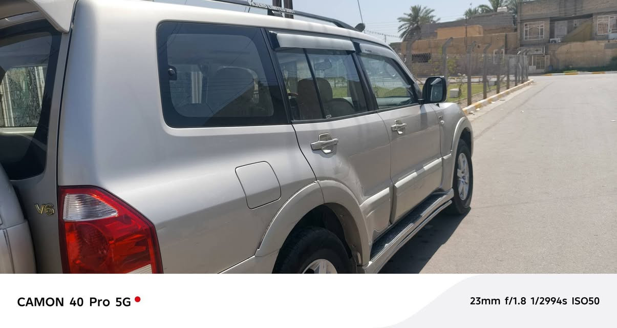 سلام عليكم عندي باجيرو موديل 2007سيارة نضيفه من كلشي تخم تاير ويل كب حدادية نضيفه مكينه 3800طخة بل جاملق لخلفي فقط تواصل رقم الهاتف *********** المكان عبيدي حي النصر

