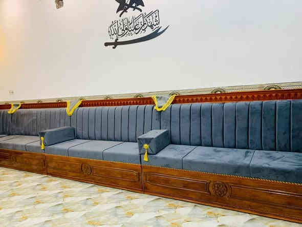 تم بعون الله عمل ديوان الئ احدالزبائن حسب الطلب شغل تسكام درجه أولئَ خشب زان صاجي والبلوك الأسود  ولخشب روسي والقماش تركي والاسفنج اكسترا حسب الطلب لعمل كافة أنواع التخامة والديوان وبأسعار مناسبه ضمان عشرة سنوات ومن الله التوفيق ***********
العنوان  معمل الاخوين ذي قار  الشطره
