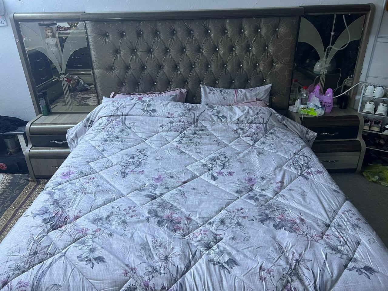 غرفة نوم تركي 9قطع مكان حله سعره 850 شراي يتصل ويستفسر ***********
