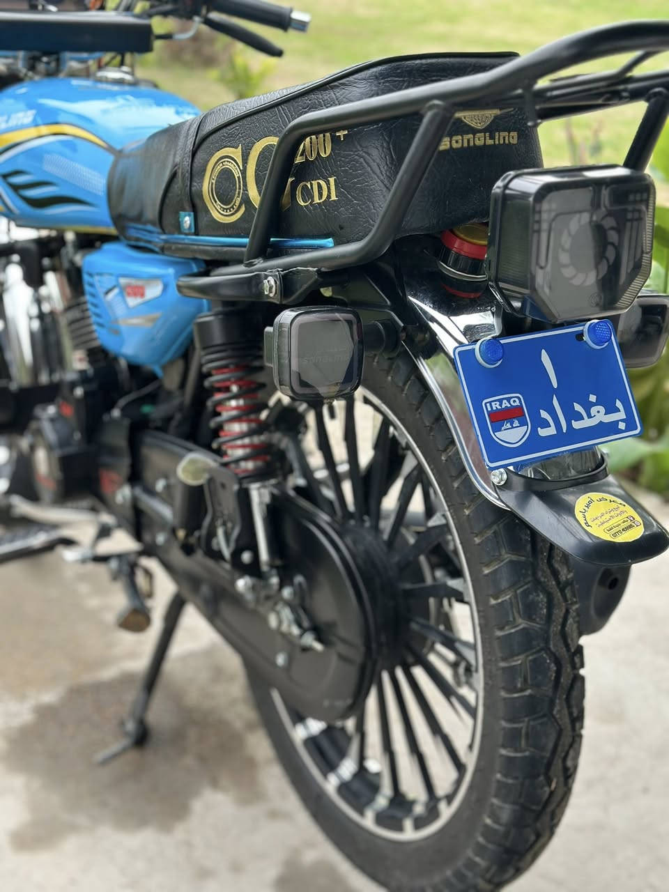 دراجه ايراني 5 كير موديل 26 محرك ( 200 )(ضاقطه وزنيجل ) دراجه بصمه  وسويج ماشيه2000 فقط بعدهي على وضع شركه سعر 850 وبيهه مجال مكان بغداد ***********
