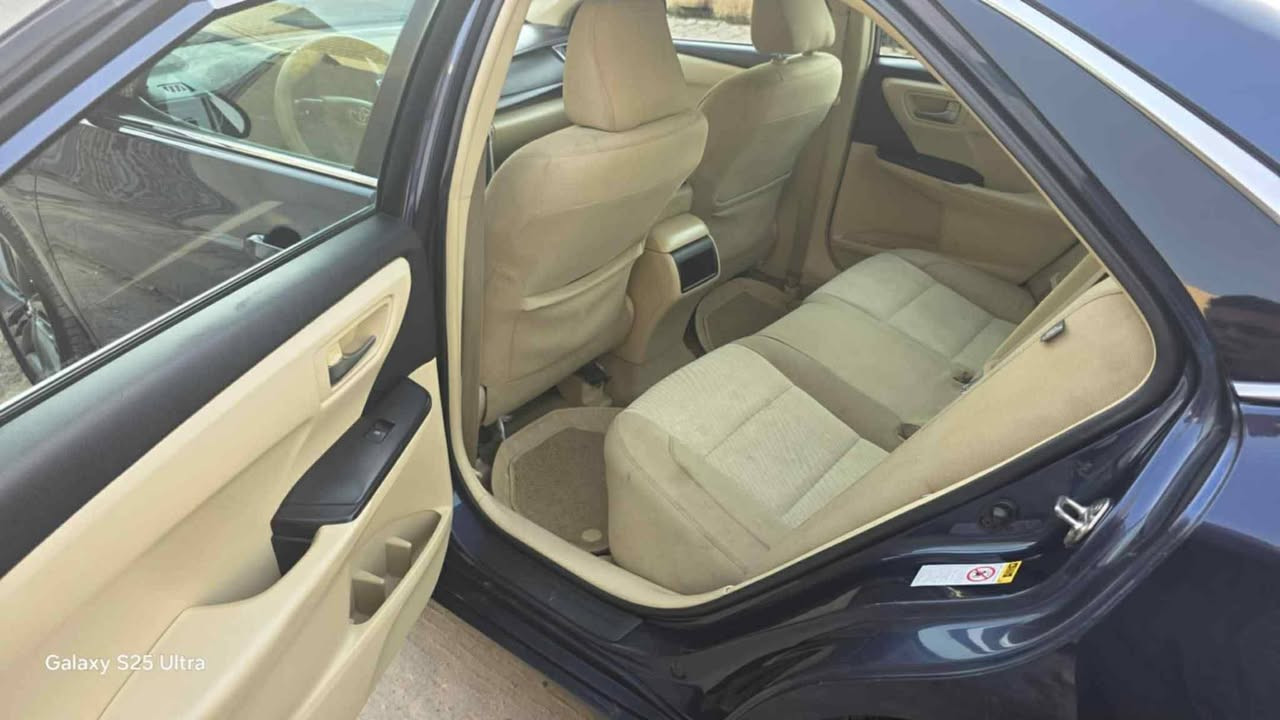 كامري 2017 موصفات Le  بيع فقط بدون مراوس
بدون دواخل بدون شواصي
 ايرباك مرجع سستم
رقم سليمانية الجديد ، ماشي 195km الف   ، صور الحادث والسونار بالمنشور   السنويه لل 2030   شرط تحويل
 السعر 160  بيه مجال بسيط 
مكاني كركوك
للاستفسار ***********
