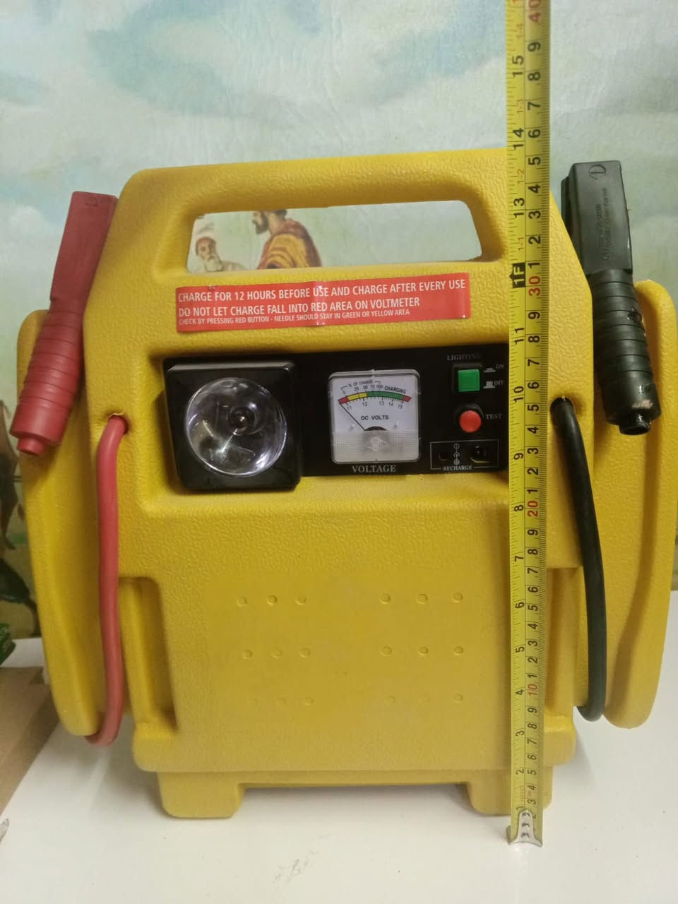 شاحن سيارة 4×1 حجم كبير (عاطل فحم) سعرة 25 الف
ملاحظة: يظهر ضوء احمر للشحن بس ميشتغل
بالة انكليزي
.
#شلعة


**إذا كنت صاحب هذا الإعلان وتريد حذفه لأي سبب، رجاءا أرسل رسالة إلى الدعم الفني**