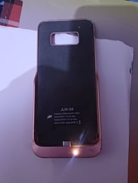 جالكسي S8 • كفر شحن ٥٥٠٠mAh • فحم