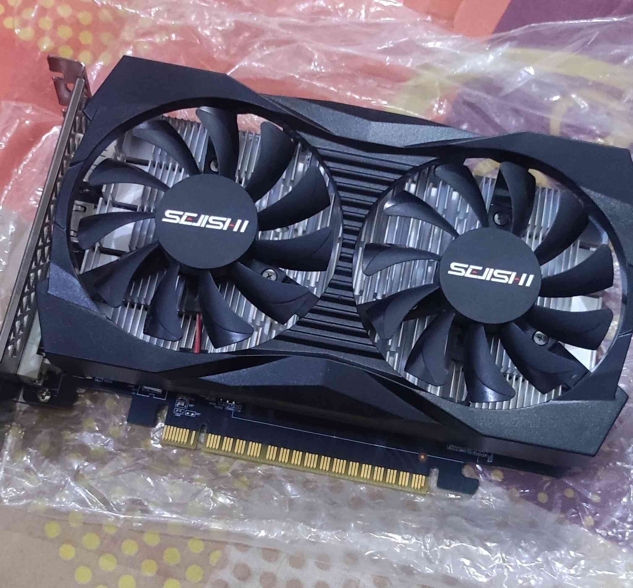 كارت شاشة نوع GTX1050ti 
4گيگا DDR5 ،، بدون طاقة خارجية مباشر على البورد ،، 
السعر ١٥٠ الف فقط وضمان ،،


**إذا كنت صاحب هذا الإعلان وتريد حذفه لأي سبب، رجاءا أرسل رسالة إلى الدعم الفني**