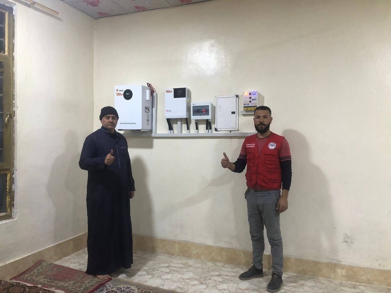 بسم الله الرحمن الرحيم تستمر كوادر شركه الجزيره للطاقه الشمسيه بنصب منظومات طاقه شمسيه  تم بحمد الله نصب منظومه طاقه شمسيه بقدره 10 امبير ليلي ونهاري تاريخ النصب 27/1/2026 نفذتها كوادر شركه الجزيره محافظة ديالى. الخالص.  للحجز والاستفسار الاتصال بالرقم مدير مبيعات‏‪***********‬‏()***********
