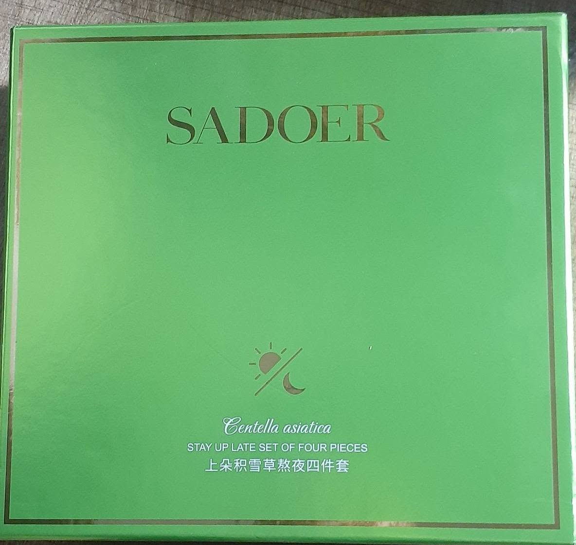 مجموعة العناية بالبشرة SADOER Centella Asiatica تتكون من 4 قطع غنية بخلاصة نبتة السنتيلا (سيروم، كريم، لوشن، وتونر). تهدف لترطيب، إصلاح، وتهدئة البشرة المتعبة، وهي مناسبة جداً للبشرة الحساسة أو المعرضة لحب الشباب


**إذا كنت صاحب هذا الإعلان وتريد حذفه لأي سبب، رجاءا أرسل رسالة إلى الدعم الفني**