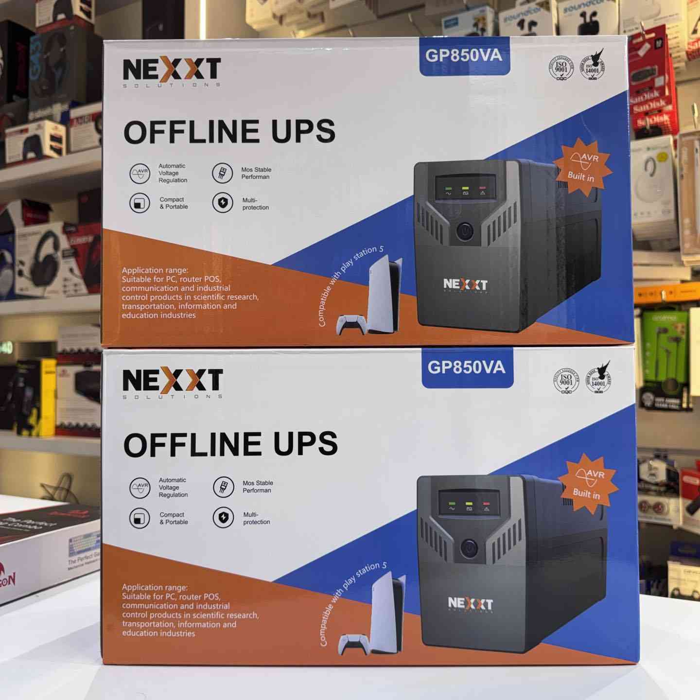 لا تخلي انقطاع الكهرباء يوگف شغلك أو لعبك!
متوفر الآن لدينا أجهزة UPS عالية الجودة نوع NEXXT لحماية أجهزتكم من الانطفاء المفاجئ وتقلبات الكهرباء 🔋

✅ السعات المتوفرة:
• OFFLINE 850VA
• OFFLINE 1500VA
• OFFLINE 2000VA
• OFFLINE 3000VA

مناسبة لـ:
🎮 أجهزة الألعاب اكس بوكس وبلي ستيشن
💻 الكومبيوتر
📡 الراوترات والكاميرات
🖥️ أجهزة الكاشير والمكاتب
🔌 حماية واستقرار للأجهزة الحساسة
✔️ AVR مدمج لتنظيم الفولتية
✔️ حماية متعددة
✔️ أداء مستقر واعتمادية عالية

مركز المستقبل Future Center 
بغداد الكاظمية شارع المشاط

واتساب: ***********
***********
