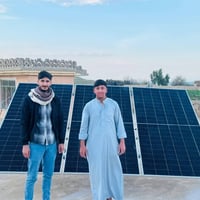 منظومة شمسية • ٣×٦٢٠واط • بطاريات ٢٠٠A