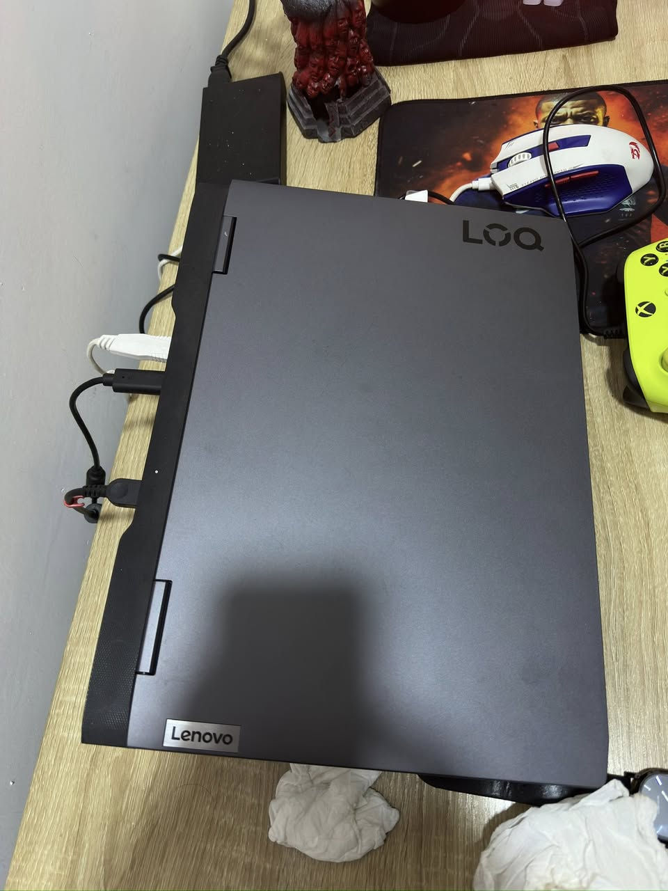 السلام عليكم للبيع
Lenovo loq 15IRX9 
المعالج I7 جيل 13
I7 13H
مساحه تخزين 512 ssd
الرامات 16GB
كرت شاشه 4050 6GB 
جهاز نظيف كلش هو وشاحنته كامل مكمل على حالة الوكاله استخدام قليل كلش 
مكاني بغداد / ***********
السعر مليون و350 وبي مجال بسيط
