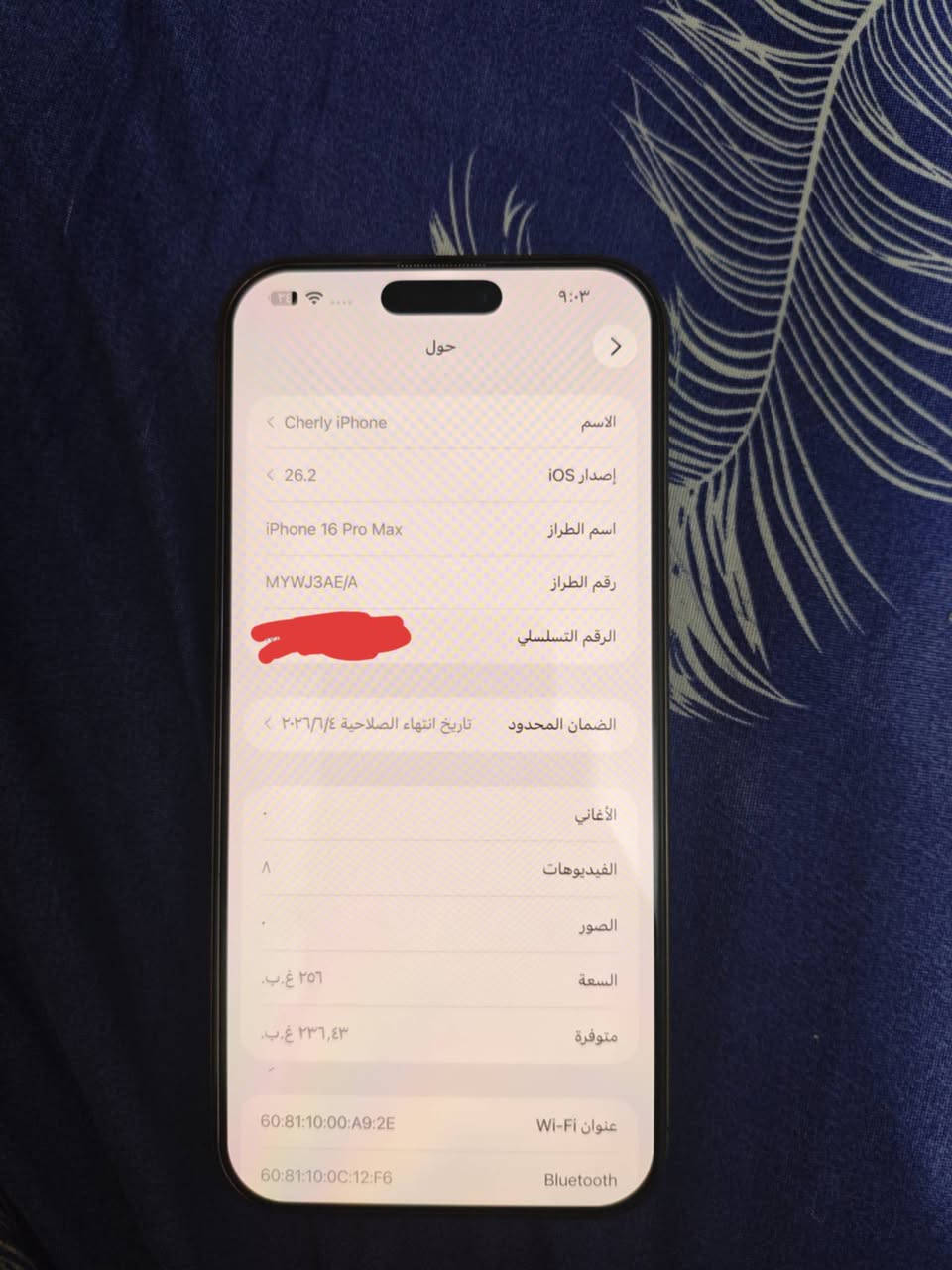 16 برو ماكس
فول ومكفول بطاريه ١٠٠٪؜
بعده تحت الضمان استبدال ٣ اشهر 
سعره قفل 🔐 مليون و٤٠٠


**إذا كنت صاحب هذا الإعلان وتريد حذفه لأي سبب، رجاءا أرسل رسالة إلى الدعم الفني**