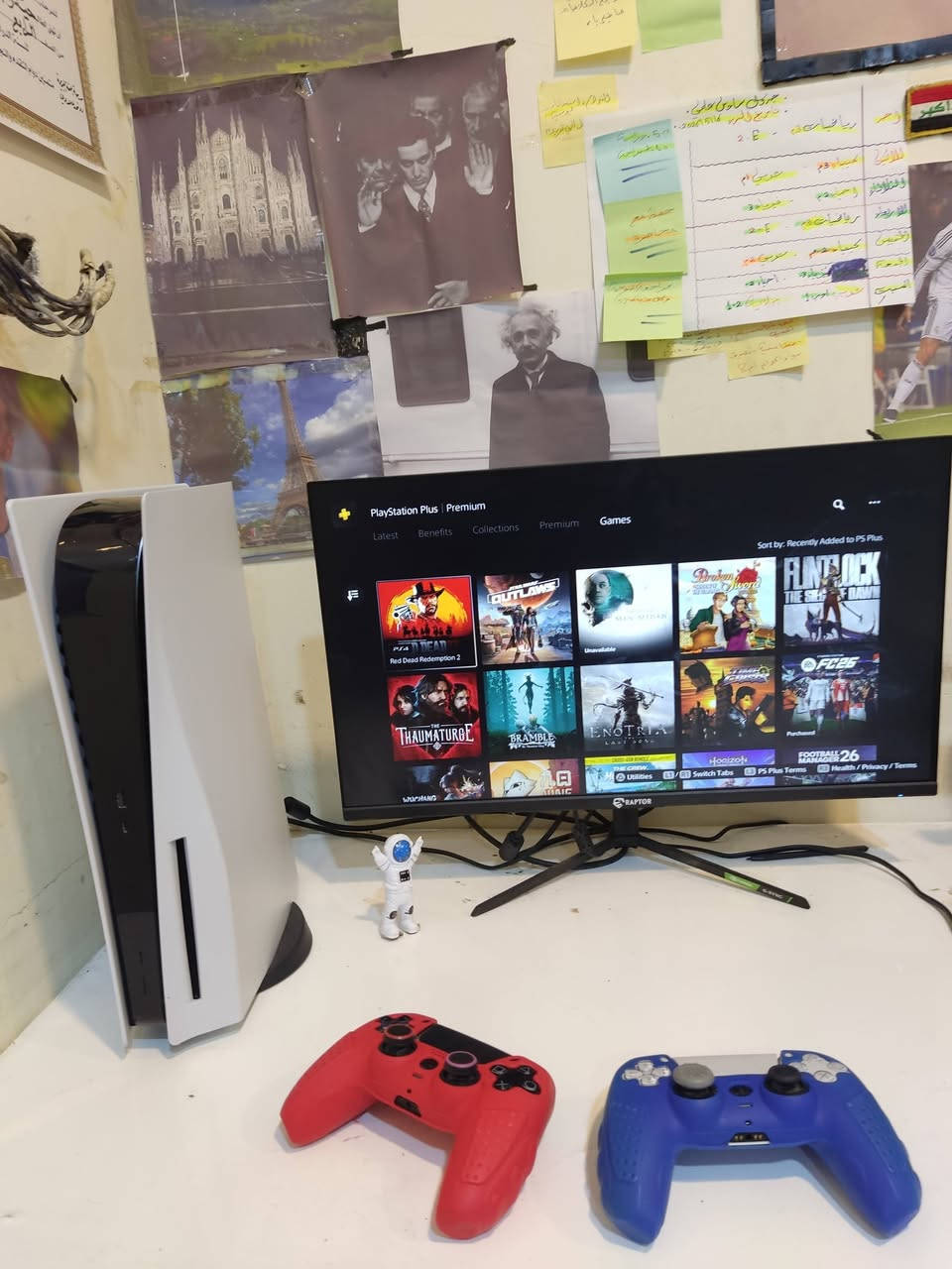 بلي 5 فات الجهاز ونظيف🎊 وكدامك وياه يدة اضافية اصلية 🎮.
البلي طبيعي اون لاين بس حالة حال المهكر بي .
بي حساب مهكر وتكدر تلعب اون لاين شكد ما تريد واشتراك سنة او مدى الحياة.

اهم العابه 😕
Battlefield™ 6 😂
Battlefield™ 1🌟
Battlefield™ V🌟
Battlefield™ 2042 🌟
EA SPORTS™ FIFA 20
EA SPORTS™ FIFA 21
EA SPORTS™ FIFA 22
EA SPORTS™ FIFA 23
EA SPORTS FC™ 24 نسخه الالتمت
EA SPORTS FC™ 25 نسخه الالتمت
God of War® III Remastered 
God of war 4
God of War® ragnarok
ARK: Survival Evolved
Call of duty Black ops 6
Call of Duty®: Black Ops Cold War
Call of Duty®: Black Ops 4
Call of Duty®: Black Ops III اعلى نسخه
call of duty modern warfare III
Marvel's Spider-Man: Miles Morales
Marvel's Spider-Man 1
Marvel's Spider-Man 2
NBA 2K16
NBA 2K25
The Forest
Holdfast: Nations At War جديده
Minecraft
The Last of Us™ Remastered
The Last of Us™ part I
The Last of Us™ part II
WWE 2K23
Grand Theft Auto V
HITMAN™
HITMAN™ 2
 
وطبعا بي بلص  فاخر
ولا ننسى طبعاً بفضل بلص عندك مكتبه .
وياه قرص قراند .

ركز🧲🧲🧲يعني اذا اشتريته تخلص من سالفة الاشتراكات اشتراك فاخر ومدى الحياة والالعاب مليانة

سعر الجهاز 750الف.تواصل ***********
