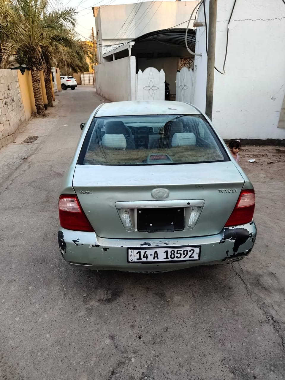 كورولا بيكاتشو 2006 بأسمي 
سنوية تنتهي 2030 
لونها رصاصي مصبوغه غير لون 
محرك 1600 صارله ثلاث اشهر من شديته 
تبريد شغال كمبريسر جديد 
سعر 58 مكاني بصرة ابي الخصيب 
***********
