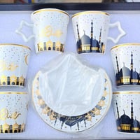 فناجين نقشات رمضاني 😉😍😍 تعبئة الكارتون 18 سيت نقشات مشكله  للطلب و الح...