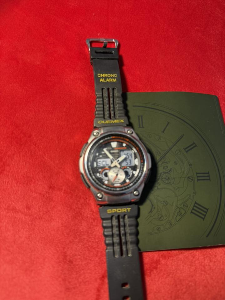 بسم الله الرحمن الرحيم
⌚ ساعة CASIO رياضية سبور (عقارب + رقمية)

✨ تصميم عملي وأنيق

⏱️ كرونومتر

⏰ منبّه

📅 تاريخ + يوم

🕒 توقيت 12 / 24 ساعة

💡 إضاءة خلفية

💧 مقاومة للماء للاستعمال اليومي

🖤 سوار مطاطي مريح

💰 السعر: 130,000 دينار

🚚 شامل التوصيل

📞 للتواصل:

***********

0771193983

📌 ملاحظة:

لسنا تابعين إلى أي شركة أو علامة تجارية، نحن اسم مستقل.
