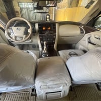 نيسان باترول ٢٠١٠ Leمحرك كبير ابو طاحونه  مصبوغه حزام  رقم بغداد مميز ...