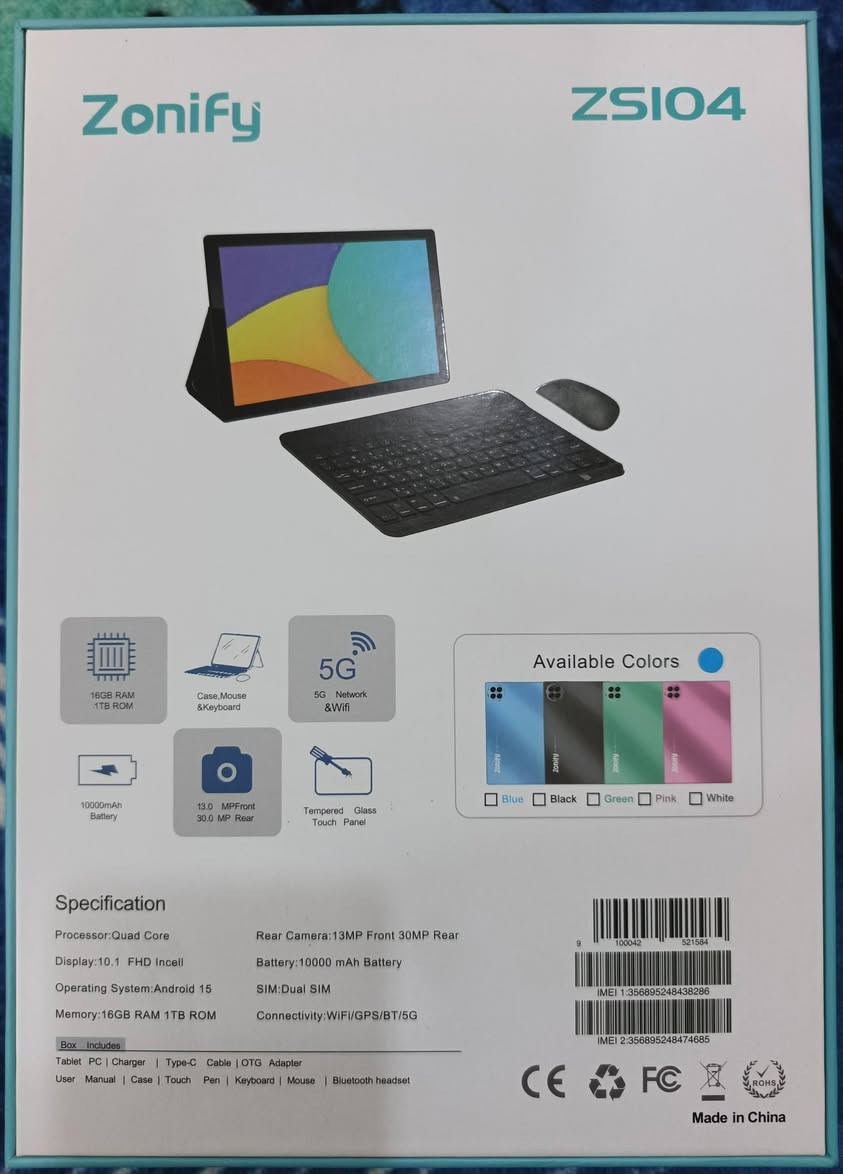 للبيع تاب 1تيرا  غير مستخدم مع الملحقات حافضه  وماوس وكيبورد وقلم وايربود ولاسق شاشه السعر 125 الف المكان بسمايه


**إذا كنت صاحب هذا الإعلان وتريد حذفه لأي سبب، رجاءا أرسل رسالة إلى الدعم الفني**