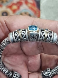 سوار يد • ذهب عيار ١٤ • توباز اصلي