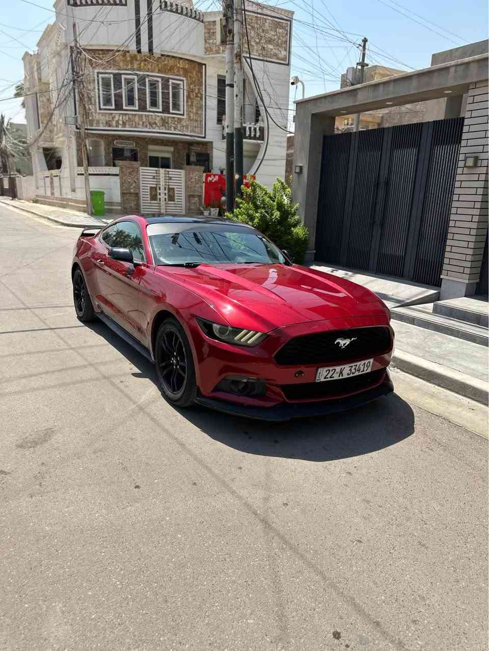 فورد موستنك موديل 2016 ايكو بوست 
سونارها منشور ( 3 قطع صبغ بدون دواخل ) 

بريميوم فول مواصفات 
خزن ميموري 
كشنات تدفئة تبريد 
صدر جديد 
تخم تاير جديد 
سيارة نضيفه ومامتعوبه 
رقم اربيل تحويل ثاني يوم 
ماشية 100 الف كيلو 

سعر 106  وبيها مجال جدا جدا بسيط 
وماكو هيج سياره نضيفه بهيج سعر 
بيع فقط 

مكاني دورة شارع الصحه 
*********** 
*********** 
متواجد من 4 عصرا ل4 فجر بغداد, العراق
