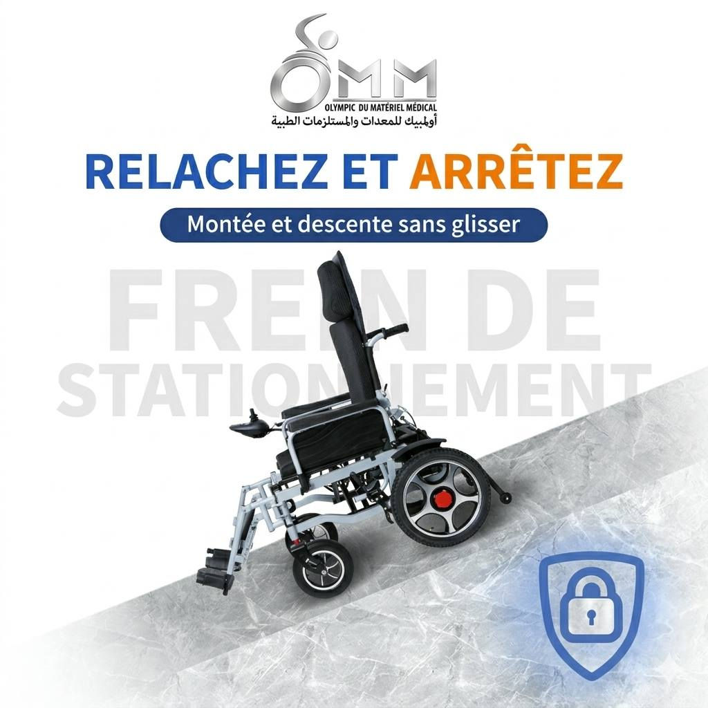 ♿ Fauteuil Roulant Électrique Pliable Haut Dossier  YSE109
Conçu pour allier confort, sécurité et praticité, le fauteuil roulant électrique  YSE109 est idéal pour les déplacements quotidiens comme pour les voyages.
✅ Dossier haut inclinable de 90° à 150° pour un confort optimal
✅ Dossier amovible transformable en dossier bas selon les besoins
✅ Repose-pieds réglables pour plus de confort lors des longs trajets
✅ Accoudoirs relevables facilitant le transfert latéral
✅ Double mode : électrique et manuel
✅ Pliage rapide pour un rangement facile dans le coffre d’une voiture
✅ Structure robuste en acier supportant jusqu’à 130 kg
✅ Roues arrière de 16 pouces et avant de 10 pouces pour une conduite stable et fluide
🚗 Compact, confortable et sécurisé, le YSE109 est la solution idéale pour préserver votre autonomie en toute simplicité.
📞 Pour plus d’informations et le prix, veuillez nous contacter en message privé
Pour plus d’informations ou pour passer votre commande, n’hésitez pas à nous contacter :
📞 0551 18 45 55
📱 0770 00 34 07
☎️ 0770 14 26 26


**إذا كنت صاحب هذا الإعلان وتريد حذفه لأي سبب، رجاءا أرسل رسالة إلى الدعم الفني**