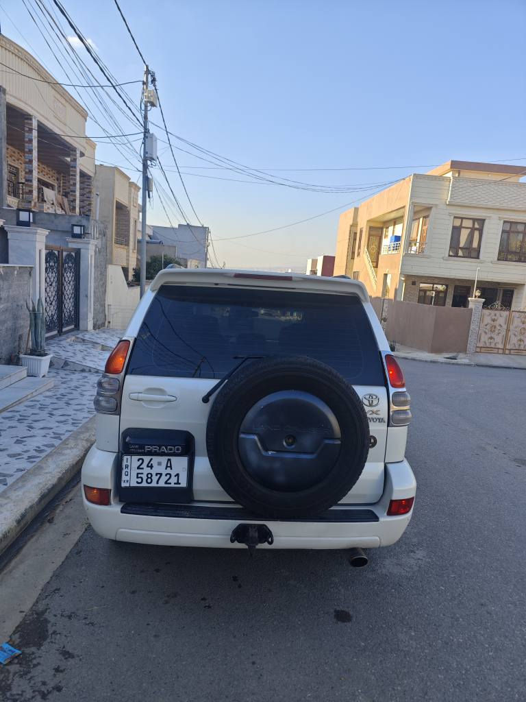 تویوتا پرادو  V6 
مودیل2007 شەش پستن
قتعە و نیڤ صبغ بێ داخل
سعر   152 $
سیارە ل زاخویە
ژمارا موبایلی *********** زاخو, دهوك
