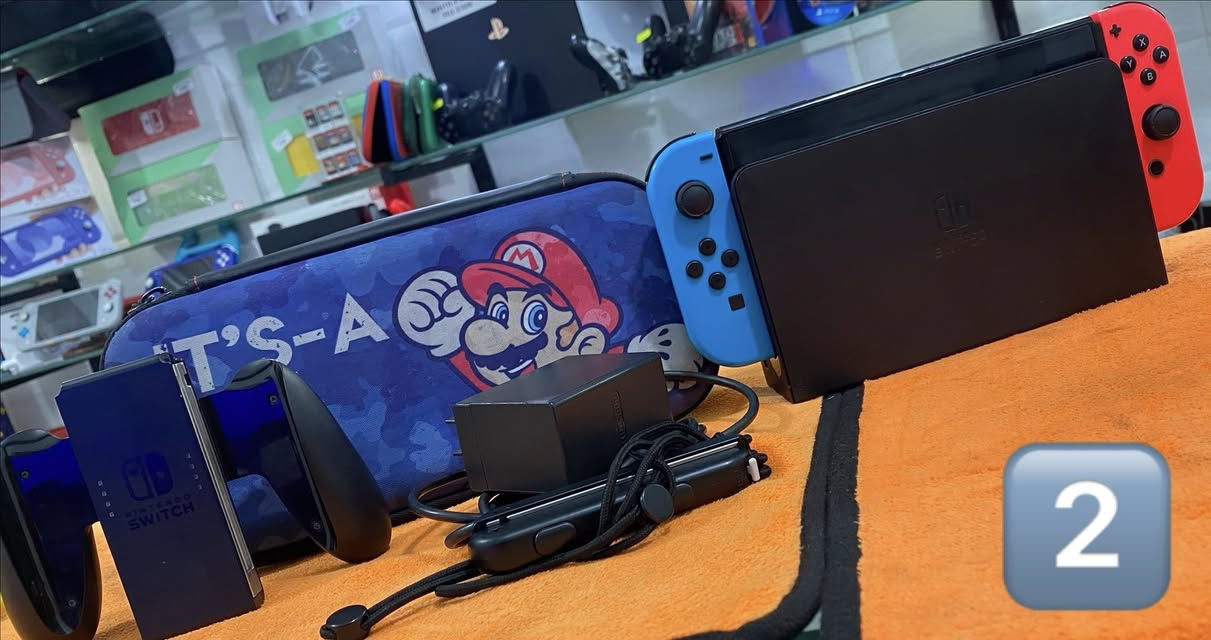 NINTENDO SWITCH OLED
1️⃣ NINTENDO SWITCH OLED 
ON LIGNE 
ALL ACCESSOIRE 
POCHETTE DORIGINE CADEAU 🎁 
PRIX 58000

2️⃣ NINTENDO SWITCH OLED 
MFLACHIA 
ALL ACCESSOIRE 
POCHETTE DORIGINE CADEAU 🎁 
PRIX 64000

3️⃣ NINTENDO SWITCH OLED 
MDLACHIA +LES JEUX 
SANS ACCESSOIRE 

PRIX 44000  SOUMA


**إذا كنت صاحب هذا الإعلان وتريد حذفه لأي سبب، رجاءا أرسل رسالة إلى الدعم الفني**