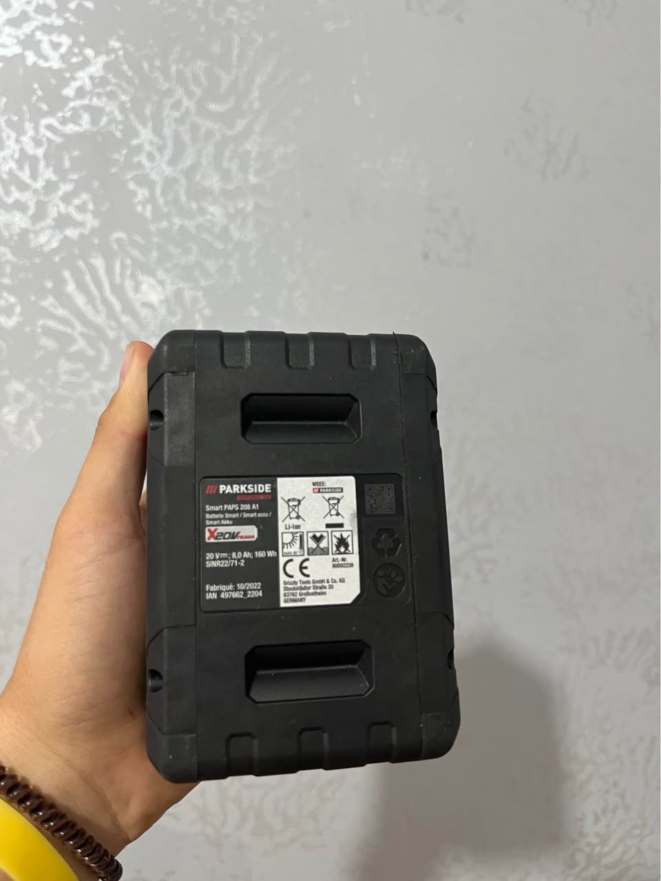 Batterie 20 V 8 Ah  Parkside ￼ وهران, الجزائر


**إذا كنت صاحب هذا الإعلان وتريد حذفه لأي سبب، رجاءا أرسل رسالة إلى الدعم الفني**