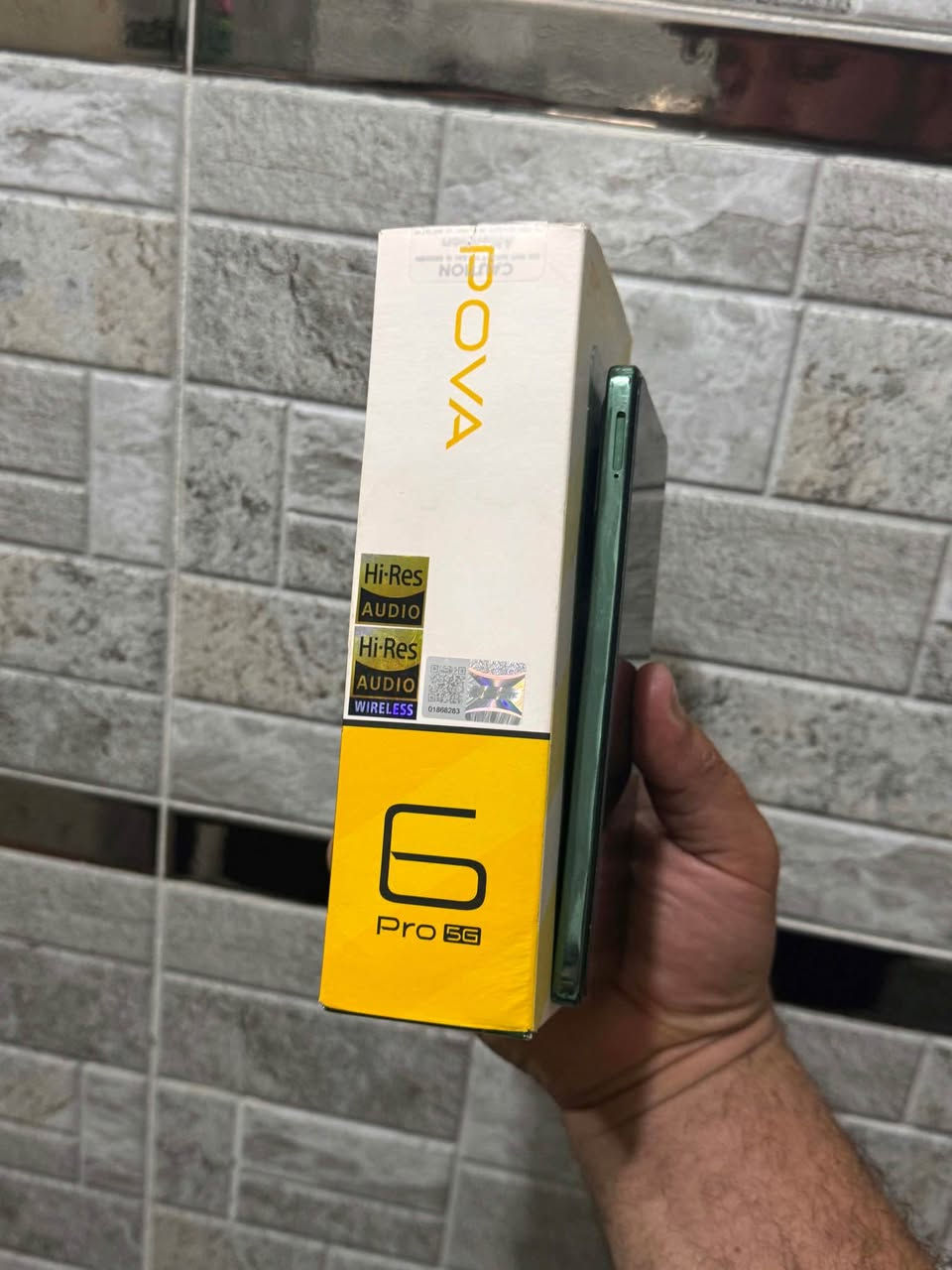 Tecno pova 6pro 5g 
مۆبایلێکی زۆر خێرا لە ئاستی خۆیا 
مۆبایلەکە وەسفی ناوێ ئەوەی شارەزایی تیا بێ ئەزانێ چۆنە 
256 گێگابایت
ڕام 12 
چیپسێت دایمنستی 6080
شەحن 70 وات فاست چارج
دوو سیم ئی سیم 
پاتری 6000 
کامێرا 108 مێگاپێکسل
تەنها جێ کەڤەری هەیە 
90 fps 
شاشە ئەمۆلید 120 هێرتززhzz
نرخی مۆبایلەکە 200 هەزارو مەجالە 
***********
Watsap+viber 📞
ئەگەر موشتەری پەیوەندی بکە خزمەتت ئەکەم السليمانية, العراق
