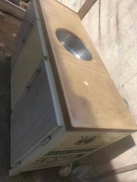 سنك تزكام نظيف مرمر كوارتز وحوض ستيل  07766014840