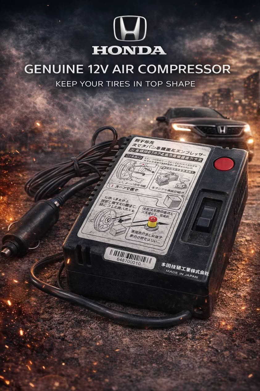 منفاخ اطارات هوندا اصلي باله 💯💯​✅ سهل الاستخدام (Easy to Use): يعمل مباشرة على منفذ الولاعة (12V) ​إذا كنت تبحث عن الاعتمادية والجودة، فهذا المنفاخ هو خيارك الأول. قطعة أصلية (OEM) تأتي مع سيارات هوندا اليابانية، من تصنيع شركة سوميتومو العريقة.بسعر ٢٥الف وتوصيل مجانا 🚚🚚👌👌كمية محدودة 🔥


**إذا كنت صاحب هذا الإعلان وتريد حذفه لأي سبب، رجاءا أرسل رسالة إلى الدعم الفني**