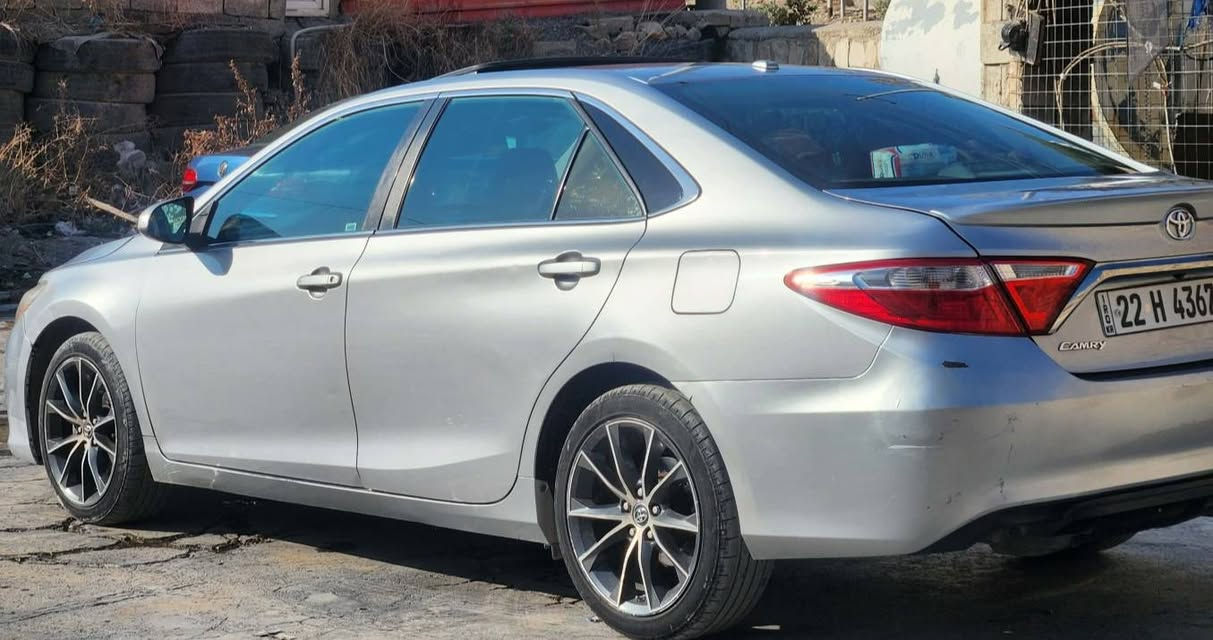 Camry2016 Xse
بيها ۲قطعة صبغ 
رقم و سنوية جديد تحويل وكالة شرط ، سیارة اعلی  من صور ربع مصرف مابي، سعر145 ،عنوان اربیل خلیفان
ر.موبایل/***********    ۰۷٨۲۹٨۲٦۳٤۲
